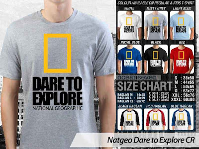 T shirt National Geographic Dare to Explorer