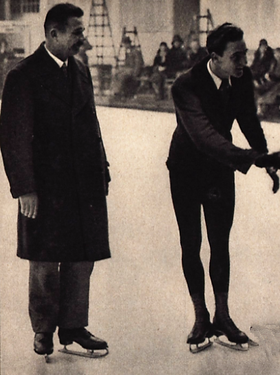 Photograph of Olympic Gold Medallist and World Figure Skating Champion Karl Schäfer