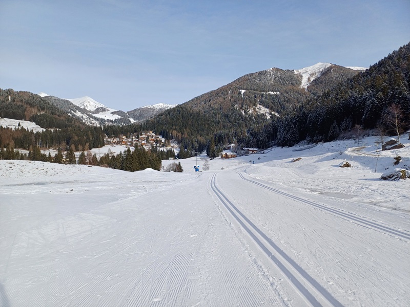 Pista di sci di fondo in Val Campelle - 2 gennaio 2024