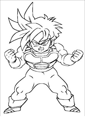 Gohan para colorear