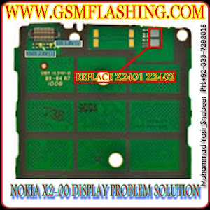 NOKIA X2-00 LCD DISPLAY PROBLEM SOLUTION