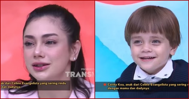 Potret Koa Keceplosan Ngomong Kangen Daddy Stefan William, Bikin Celine Evangelista Nangis Terharu