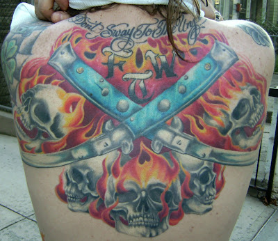 Mike's Tattoos Mike, a musician, has been on the receiving end of the tattoo