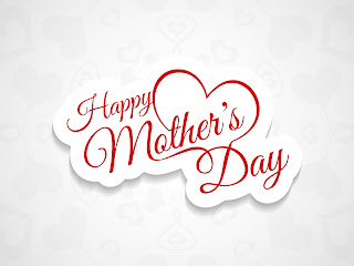 simple Happy mothers day hd image with white background