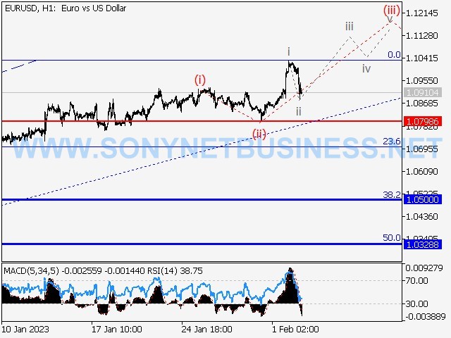 EURUSD : Elliott wave analysis and forecast for 03.02.2023 – 10.02.2023