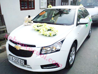 Cho thuê xe cưới Chervolet cruze LS