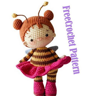 PATRON GRATIS MUÑECA ABEJA AMIGURUMI 51631