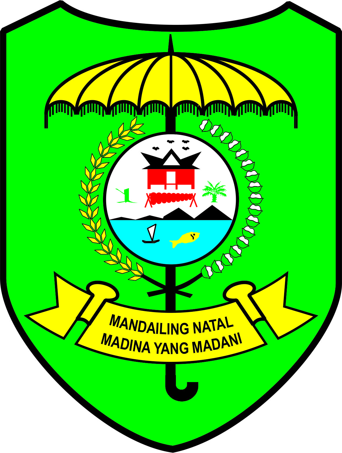 aneka warna grafika LOGO POLRES MADINA