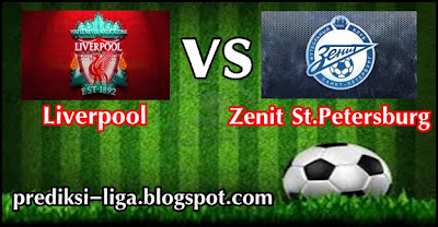 Liverpool vs Zenit St.Petersburg Liga Eropa