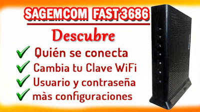 configurar router sagemcom fast 3686