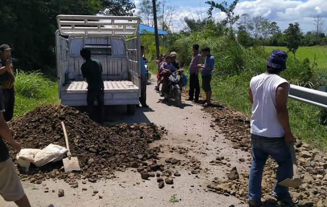 Camat Dolok Pardamean Pimpim Kegiatan Haroan Bolon di Nagori Sibuntuon