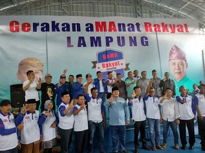 Gema Rakyat Lampung Siap Dukung Ridho-Bachtiar