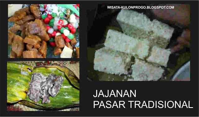 makanan jajanan di pasar tradisional kulonprogo