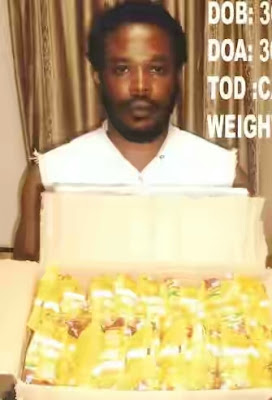 PHOTOS: Man caught Attempting to Smuggle Drugs in Noodles Packs Through Enugu Int'l Airport
