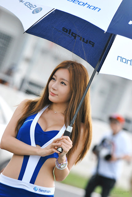 3 Han Ji Eun - Korea Speed Festival R3 2012-Very cute asian girl - girlcute4u.blogspot.com