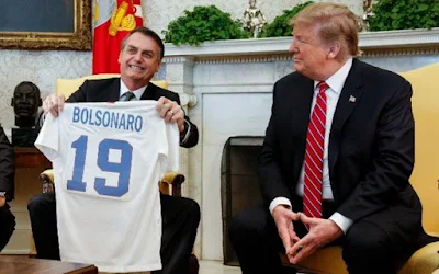 Bolsonaro com Trump