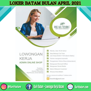 Lowongan Kerja Beauthic Skin Care and Cosmetic