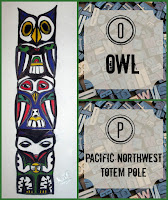 Owl on a Pacific Northwest Totem Pole - Blogging Through the Alphabet on Homeschool Coffee Break @ kympossibleblog.blogspot.com