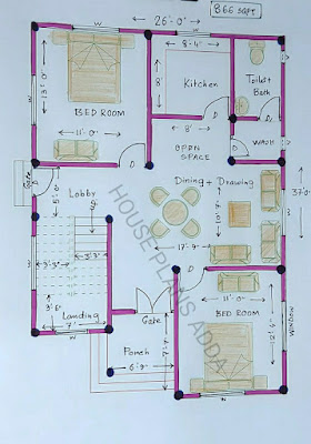 26×37 house plan