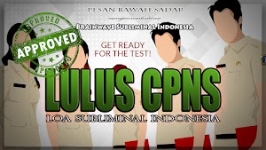 LULUS CPNS ★ Affirmasi Bawah Sadar Sebelum Mengikuti Ujian CPNS | Audio Terapi Gelombang Otak