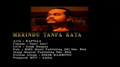 Lirik Lagu Merindu Tanpa Kata Kapilla