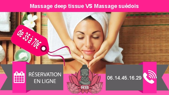 Massage deep tissue VS Massage suédois