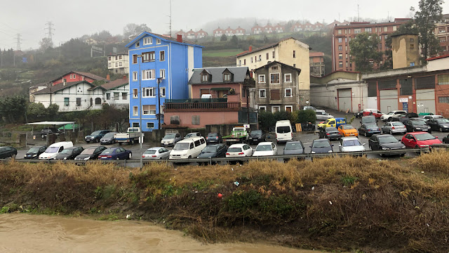 Zona de viviendas de El Calero en Burtzeña