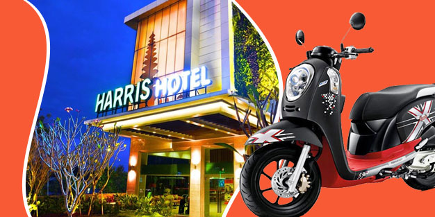 Sewa Motor Di Hotel Harris Bali