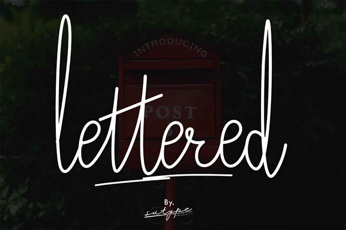 Lettered Signature Font - Free Script Typeface