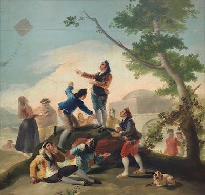 La cometa de Francisco de Goya y Lucientes Museo del Prado de Madrid