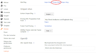 Memindahkan Seluruh Postingan Blog Ke Blog Lain