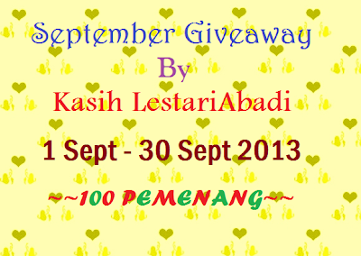 September, Giveaway September , September Giveaway By KasihLestariAbadi , KasihLestariAbadi