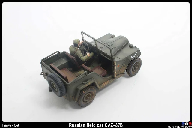 GAZ-67B de Tamiya au 1/48.