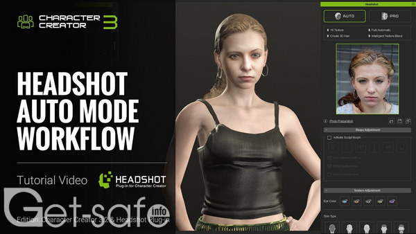 Download Reallusion Headshot Plug-in for iClone