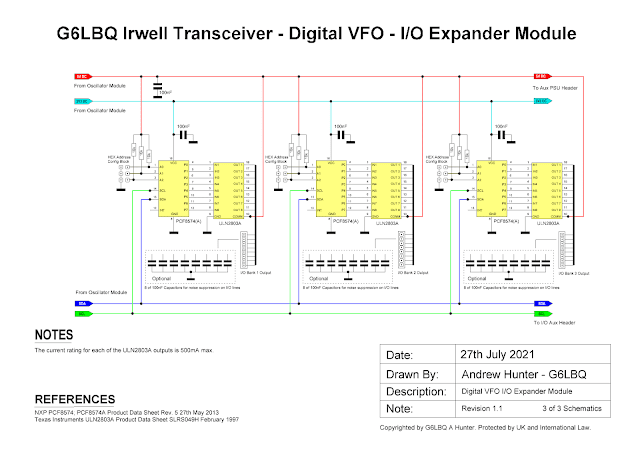 G6LBQ VFO IO Expander Schematic