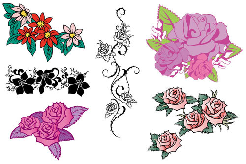 flower tattoo sketch. Tattoo Flower 001
