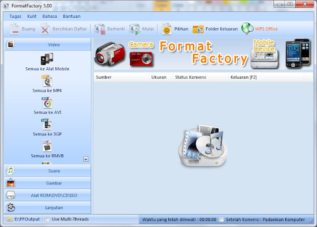 Free Download Format Factory 3.00 - New Update Terbaru 2012