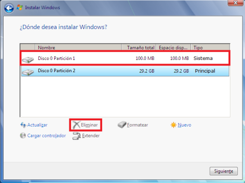 Solución :Error 0x80070057, boot ailed o este sistema no puede instalar el idioma seleccionado en Windows 7