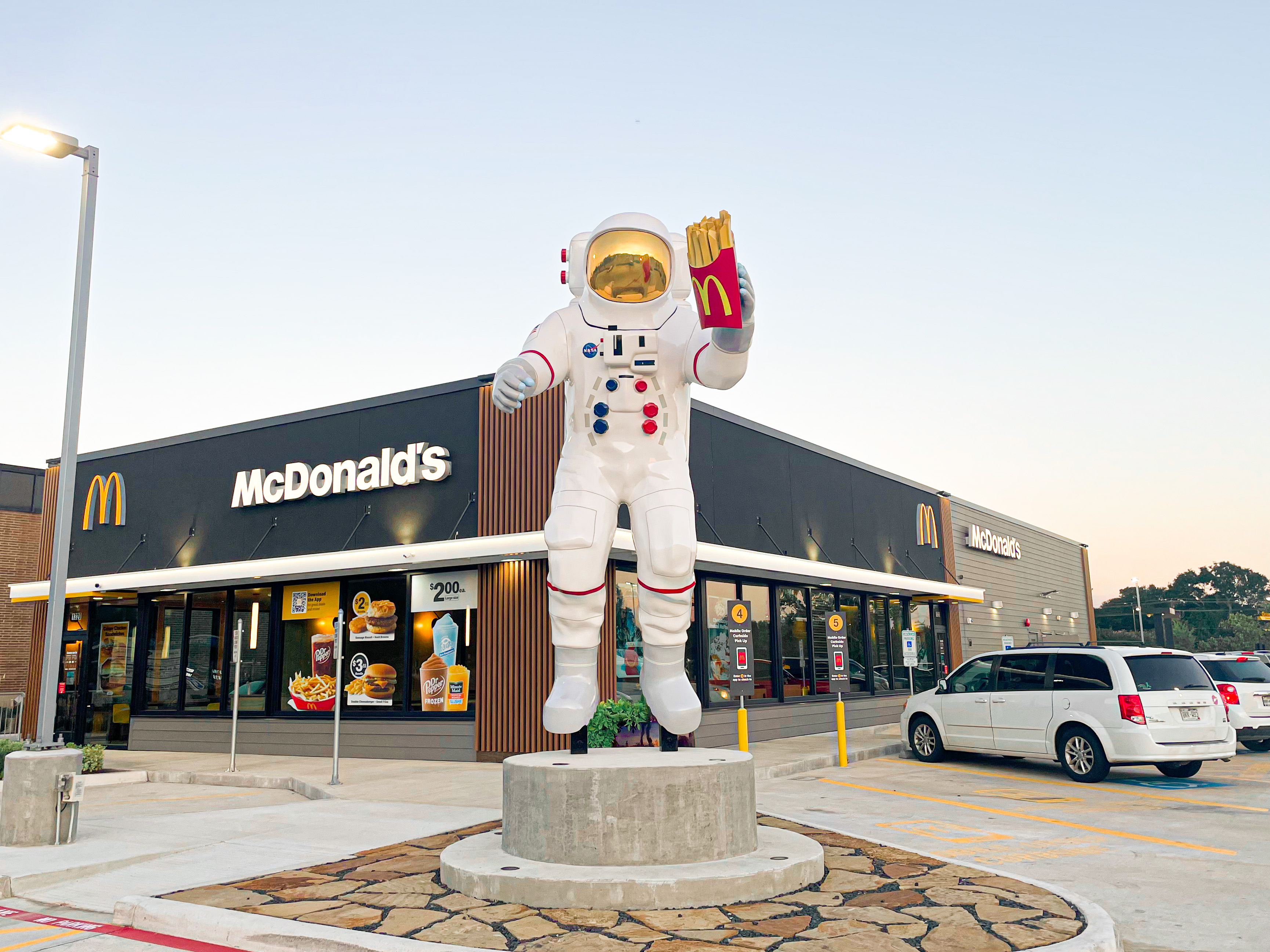 McDonald's Apollo Astronaut in Nassau Bay, Texas