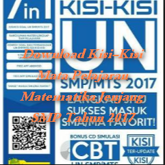 Download Kisi-Kisi Mata Pelajaran Matematika Jenjang SMP Tahun 2017