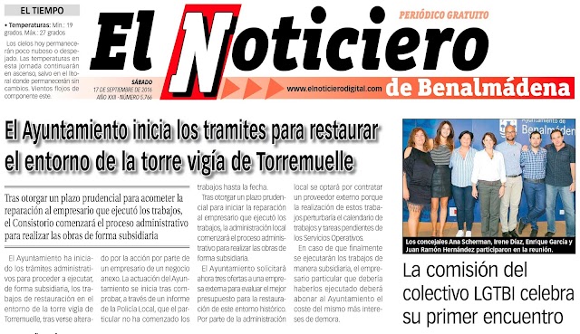 "Torremuelle" ocupa las primeras páginas de la prensa local