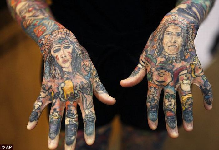 Julia Gnuse the Most Tattooed Woman in the World
