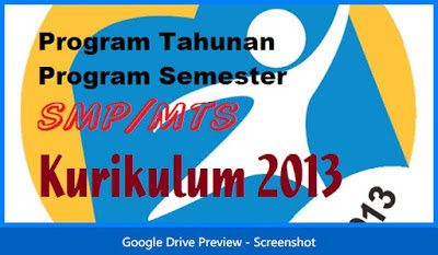 program semester akidah akhlak mts kelas 7, 8, 9 kurikulum 2013