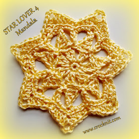 free crochet patterns, mandalas, stars,