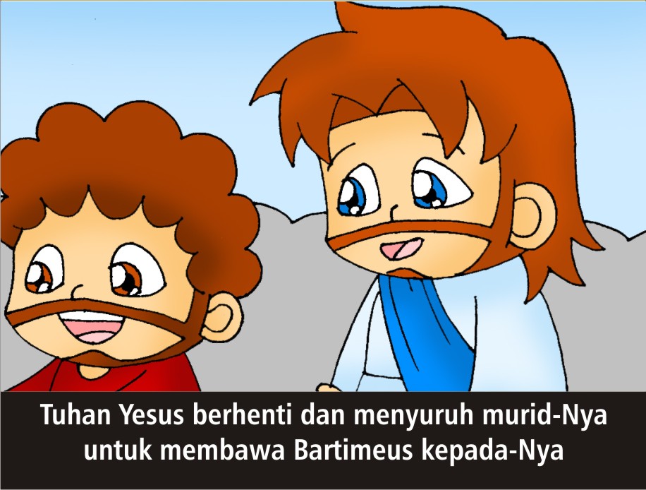 Komik Alkitab Anak: Tuhan Yesus Menyembuhkan Bartimeus
