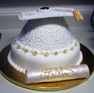 Elegant Graduation Cake