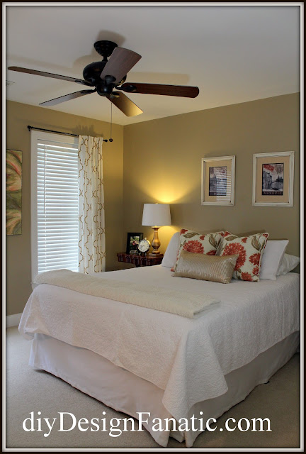 guest bedroom , guest bedroom makeover, makeover, reveal, diyDesignFanatic.com