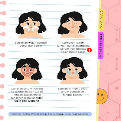 Cara Penggunaan Implora Peeling Serum