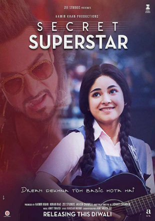 Secret Superstar 2017 Full Hindi Movie Download BRRip 480p ESub