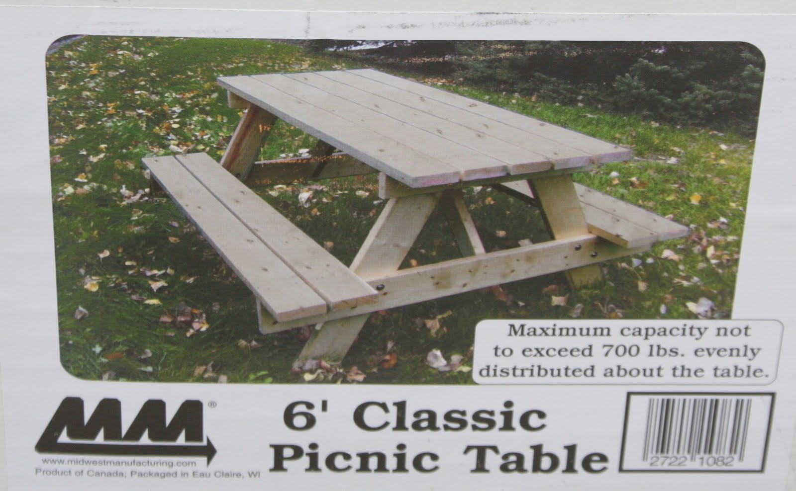 wood picnic table kits